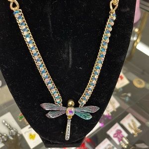 Flash sale Betsey Johnson dragonfly necklace